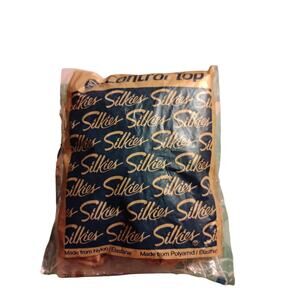 Vintage Silkies Control Top Pantyhose Nude Nylon Spandex Support Queen Size XXL